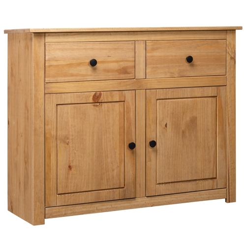 Sideboard 36.6"x15.7"x31.5" Solid Pinewood Panama Range