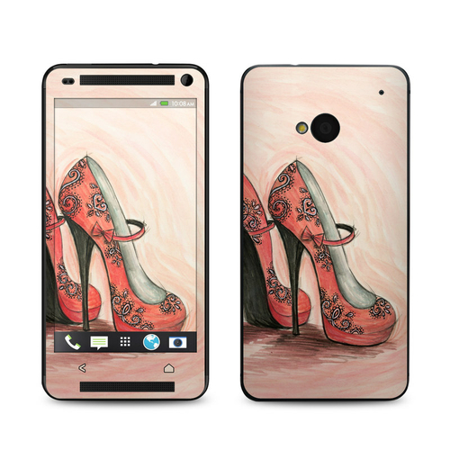 DecalGirl HTCO-CSHOES HTC One Skin - Coral Shoes