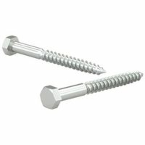 Les Attaches Reliable 4839791 0.25 x 3.5 in. Lag Shield Hex Bolt, 