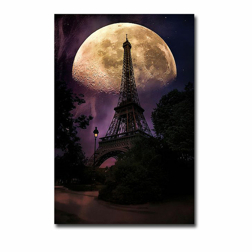 Artistic Home Gallery 2436K239IG Moonlight in Paris by John Rivera Pre