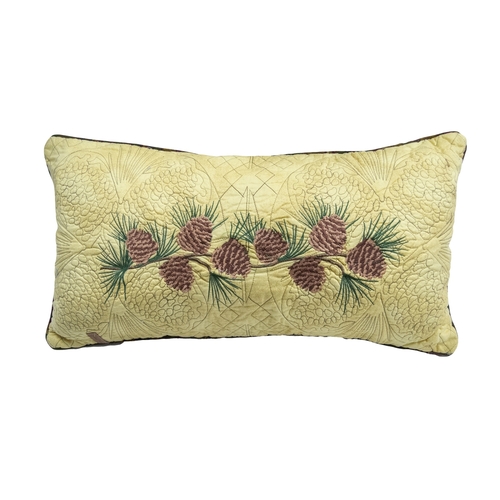 American Heritage Textiles 66067 11 x 22 in. Cabin Raising Pine Cone R