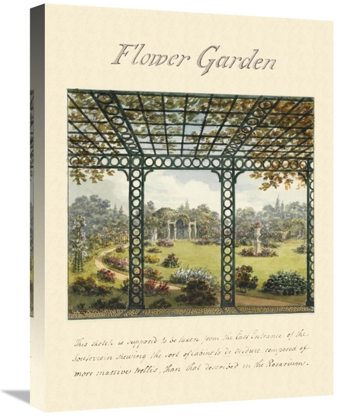 Global Gallery GCS-453923-1824-142 18 x 24 in. Flower Garden, 1813