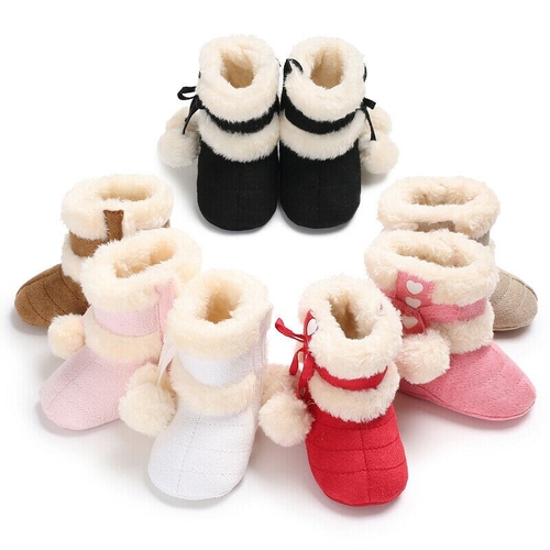 Cute Baby Boy Girl Warm Snow Boots Winter Thicken