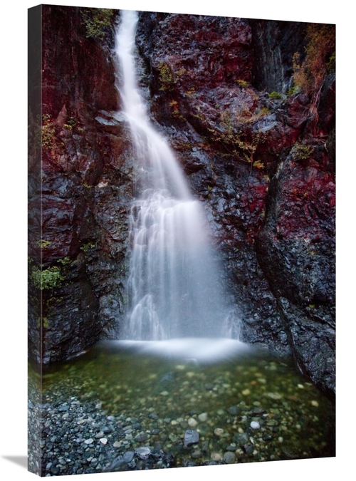 Global Gallery GCS-395457-2030-142 20 x 30 in. Waterfall in Creek Alon