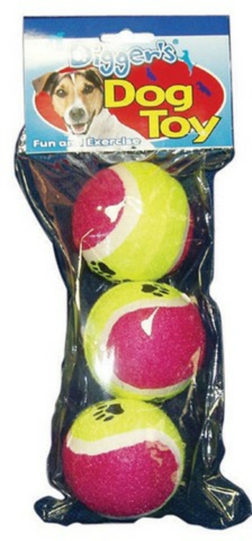 Diggers 08225 Pet Tennis Balls - 