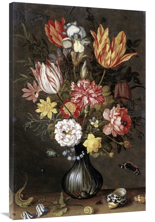 Global Gallery GCS-276578-44-142 44 in. Tulips, Carnations, An