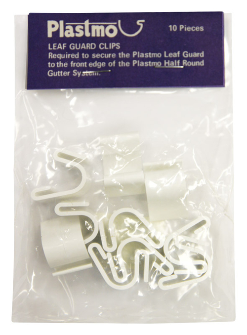 Plastmo 5005406 Classic White Vinyl Gutter Clip