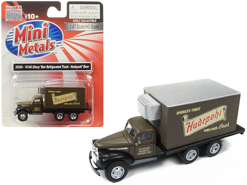 1941-1946 Chevrolet Box (Reefer) Refrigerated Truck \Hudepohl Beer\"