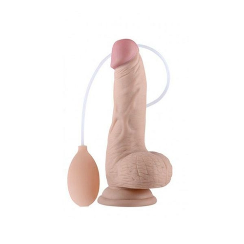 8 Inch Soft Ejaculation Cock With Ball