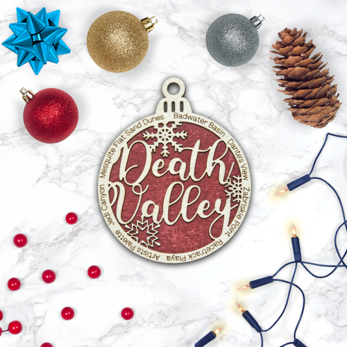 Main Death Valley National Park Christmas Ornament image