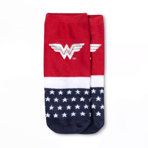 Wonder Woman 812911 Wonder Woman Symbol with Silver Foil Womens Shorty