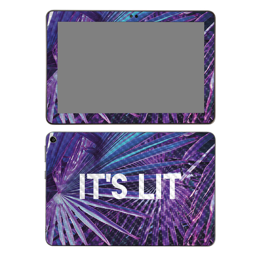 MightySkins CF-AMFIHD82-Its Lit Carbon Fiber Skin for Amazon Fire HD 8