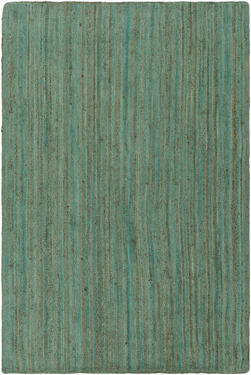 Surya BIC7000-23 Brice Area Rug - Mint, Dark Brown & White - 2 x 3