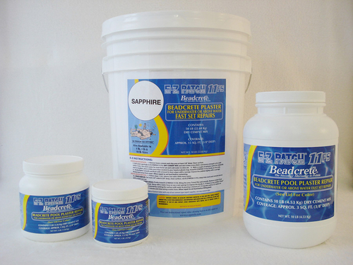 E-Z Products EZP-2146 1 lbs Sea Mist Glass Bead Plaster Repair Fast Se