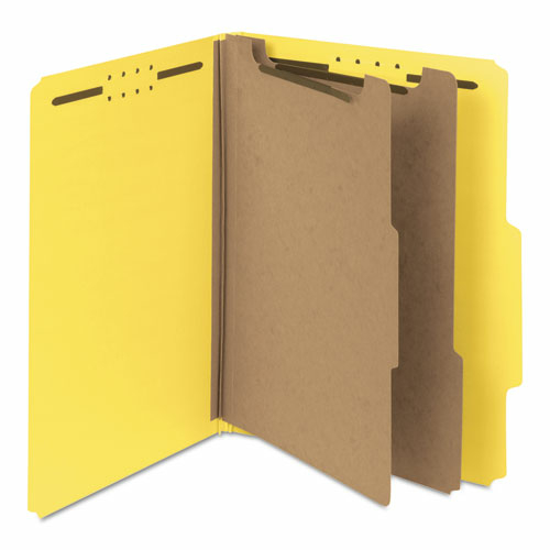 Smead Manufacturing 14064 Pressboard Classification Folder- Yellow