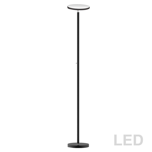 Dainolite 701LEDF-SB 30 watt LED Torchier, Satin Black