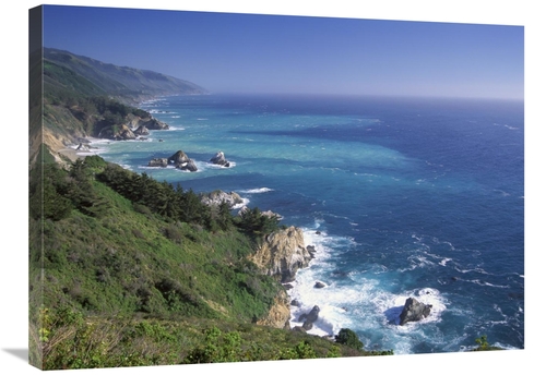 Global Gallery GCS-396267-2432-142 24 x 32 in. Big Sur Coast From Near