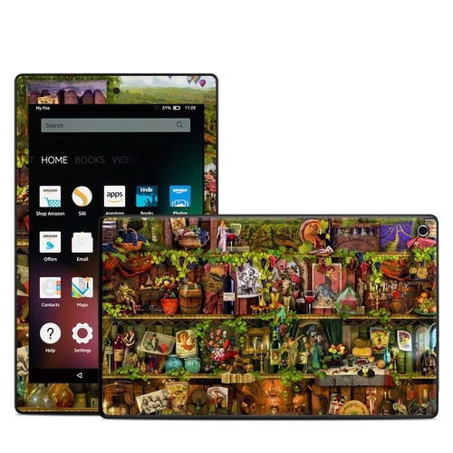 DecalGirl AKHD8-WINESHELF Amazon Kindle Fire HD8 2015 Skin - Wine Shel