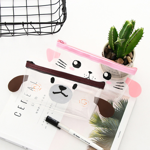 School Cute animal Pencil case cat Stationery