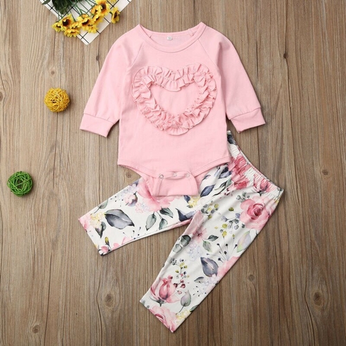 Pudcoco Autumn Newborn kids Baby Girl Clothes Long