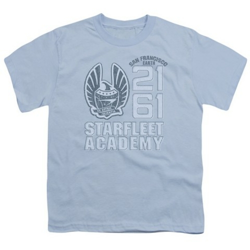Trevco Star Trek-2161 - Short Sleeve Youth 18-1 Tee - Carolina Blue