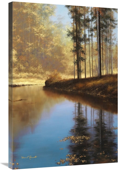 Global Gallery GCS-460074-2436-142 24 x 36 in. Golden Reflections Art 