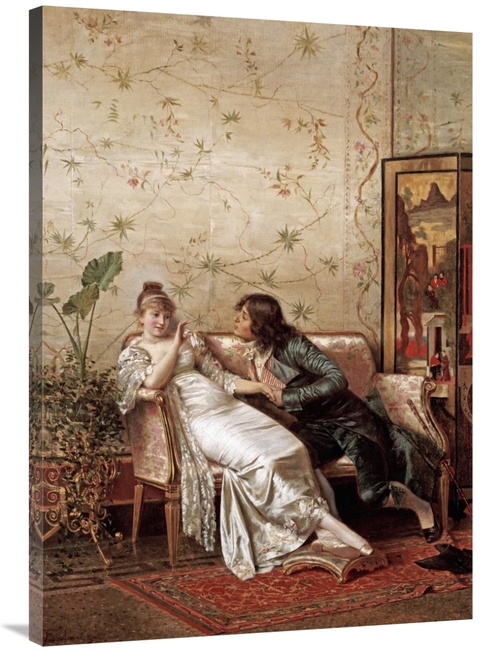Global Gallery GCS-268550-40-142 40 in. An Amorous Advance Art Print -