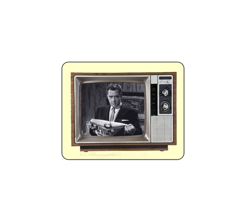 Perry Mason Retro TV Show Celebrities Mouse Pad