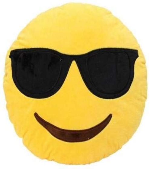 Cool Dude Emoji - Smiley Pillow - Smiley Cushion