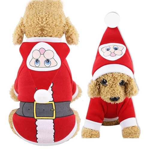 Chirstmas Dog Clothes Winter Dog Coat Soft Warm