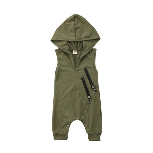 Sleeveless Toddler Baby Boys Girls Hooded