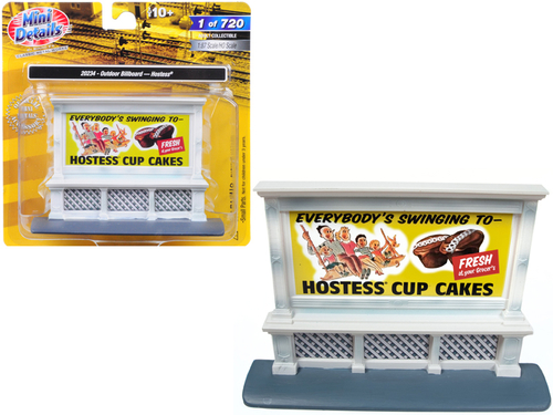Outdoor Billboard \Hostess\" for 1/87 (HO) Scale Models by Classic
