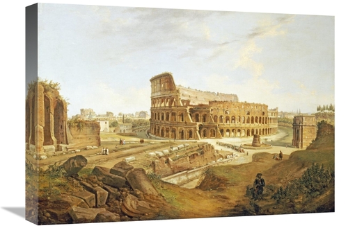 Global Gallery GCS-266312-22-142 22 in. The Colisseum, Rome Art Pr