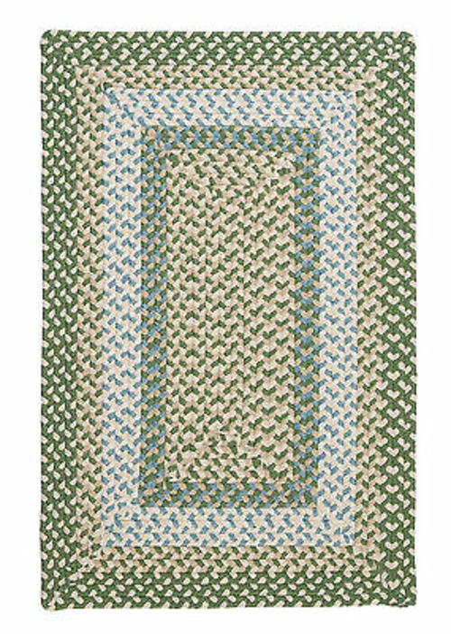 Colonial Mills Rug MG19R048X048R Montego - Lily Pad Green 4 ft. square