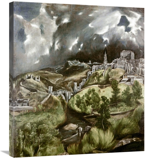 Global Gallery GCS-277490-30-142 30 in. View of Toledo Art Print - El 