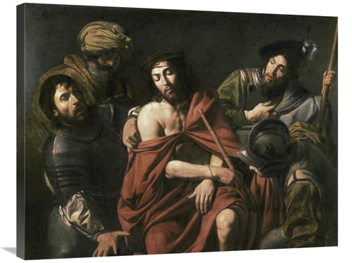 Global Gallery GCS-277284-36-142 36 in. Jesus Insulted by the Soldiers