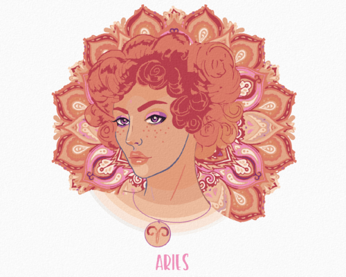 Paint by Numbers - ARIES WOMAN