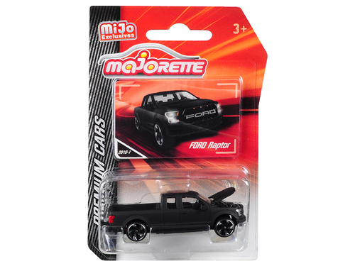 Ford Raptor F150 Pickup Truck Matt Black \Premium Cars\" 1/72 Diecast