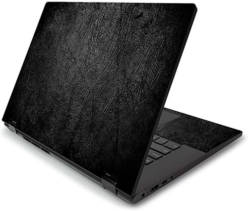 MightySkins CF-LENFLX1519-Black Leather Carbon Fiber Skin for Lenovo F