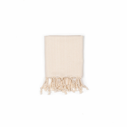 Handwoven Table Linen Peskir Spade | Ecru