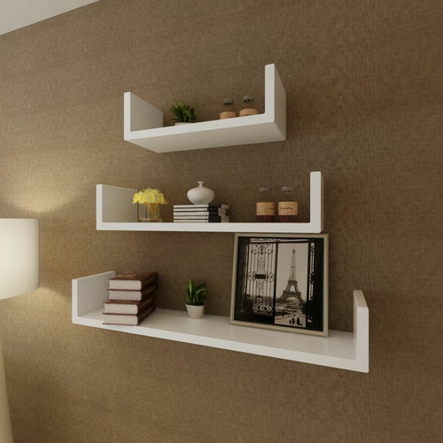 Wall Shelves 6 pcs White