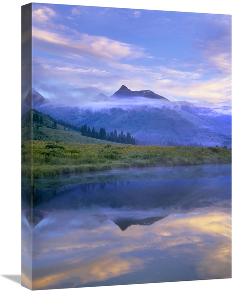 Global Gallery GCS-396288-1824-142 18 x 24 in. Ruby Range Reflected in
