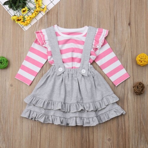  Newborn Infant Baby Girl Outfits Clothes Set