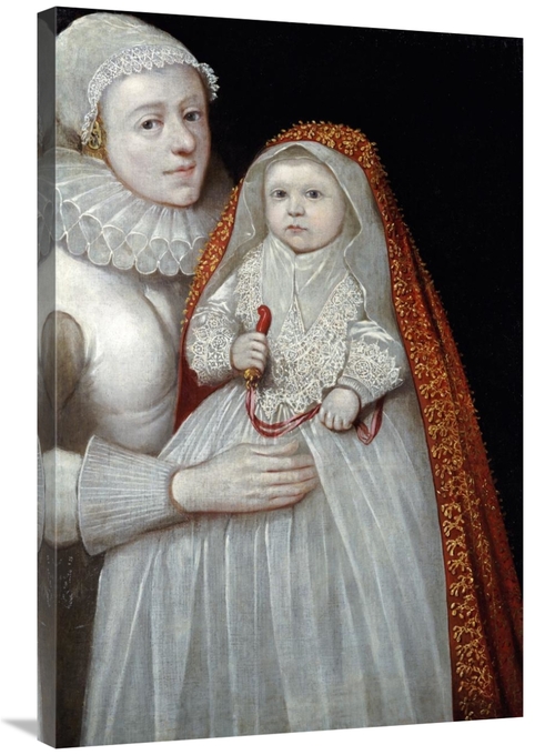 Global Gallery GCS-266281-36-142 36 in. A Christening Portrait of a Mo