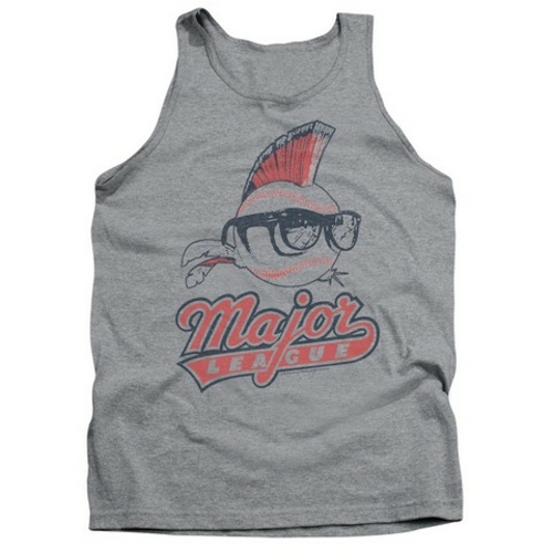 Trevco Major League-Vintage Logo Adult Tank Top, Heather - Medium