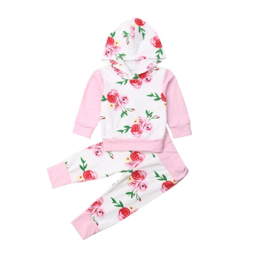 Newborn Baby Girls Autumn Clothes Tracksuits