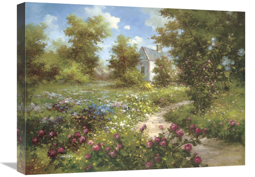 Global Gallery GCS-115316-1824-142 18 x 24 in. The Enchanted Garden Ar