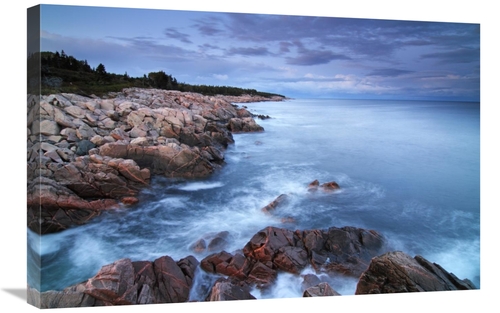 Global Gallery GCS-397615-2030-142 20 x 30 in. Coastal Granite Rocks&#