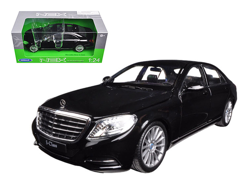 Mercedes Benz S Class Black 1/24-1/27 Diecast Model Car by Welly