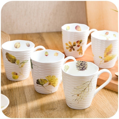 Creative Applique Ceramic Mug